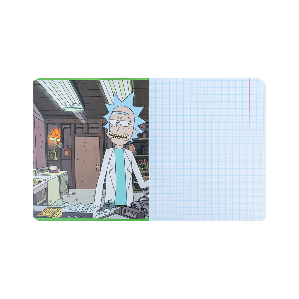Зошит Kite Rick and Morty 18 аркушів, клітинка (RM24-236) - зображення 10