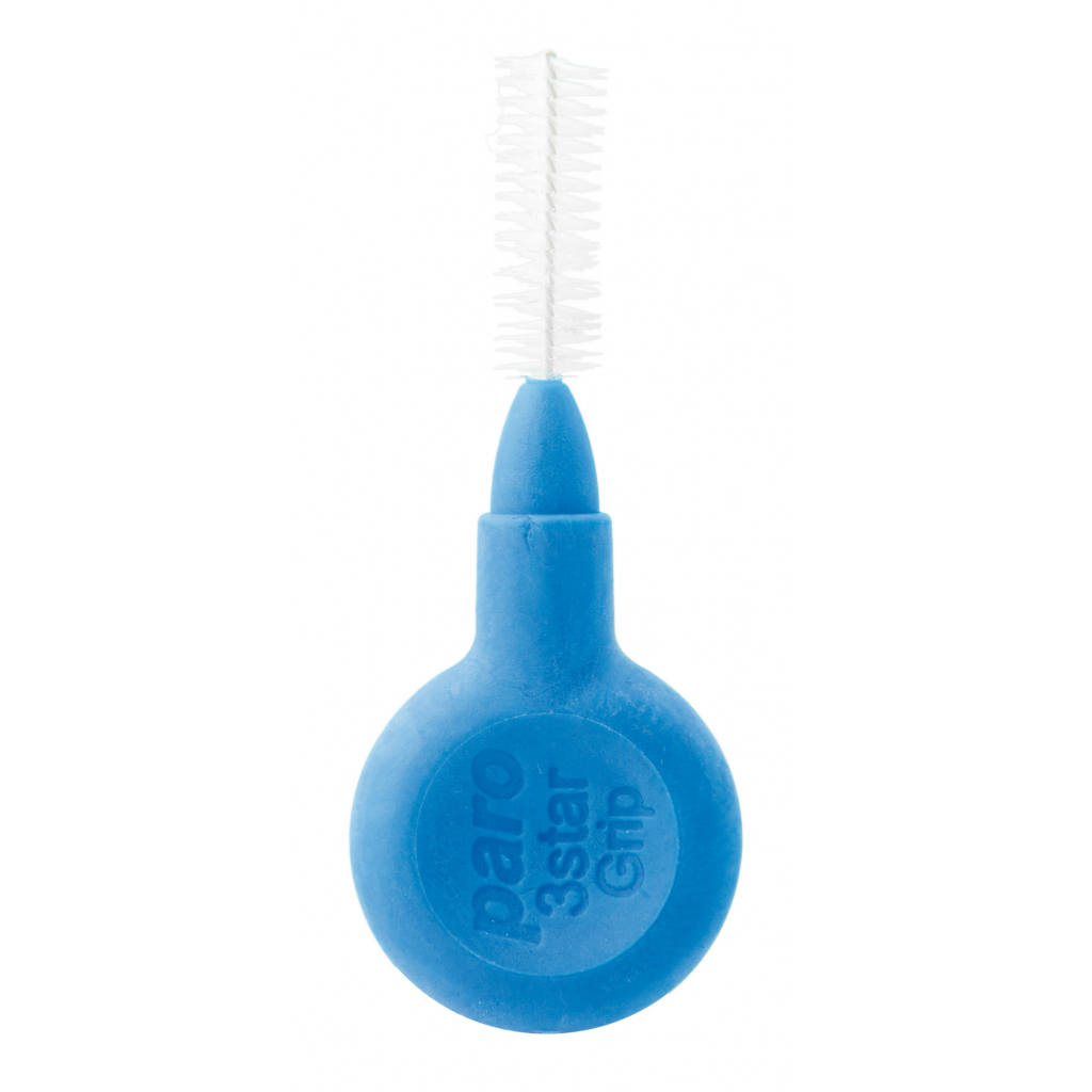 Щітки для міжзубних проміжків Paro Swiss 3star grip x-тонкі 3.5 мм 4 шт. (7610458010938) - зображення 1