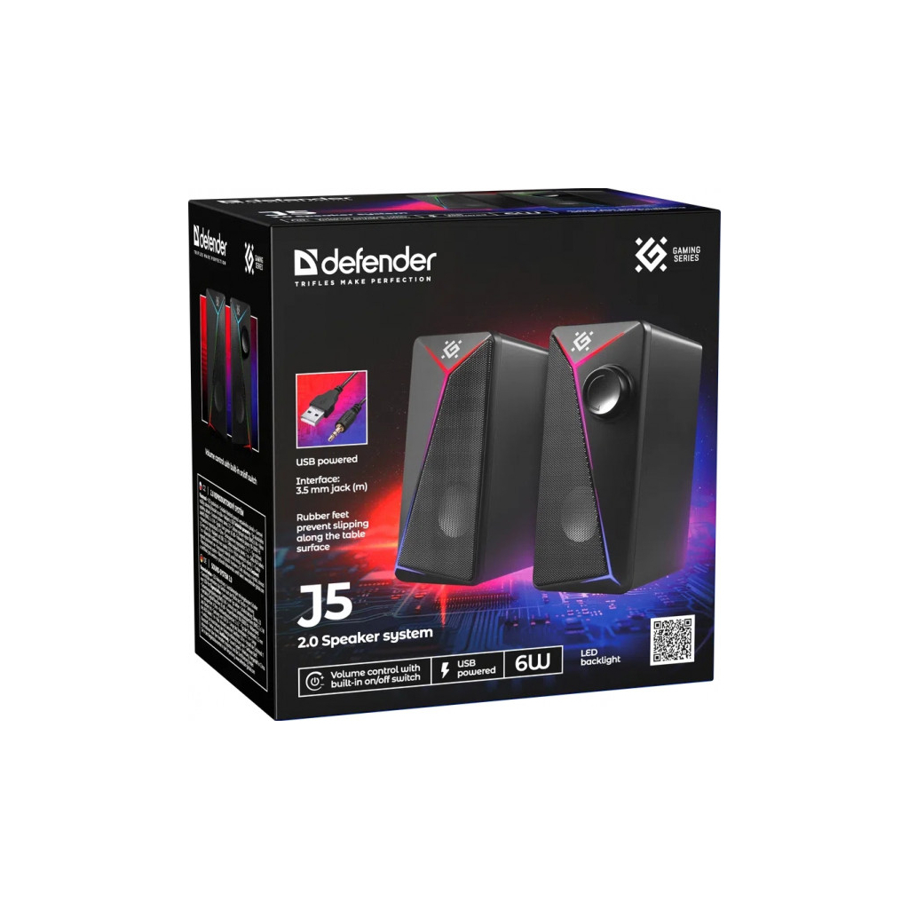 Акустична система Defender J5 Black (65965) - зображення 7