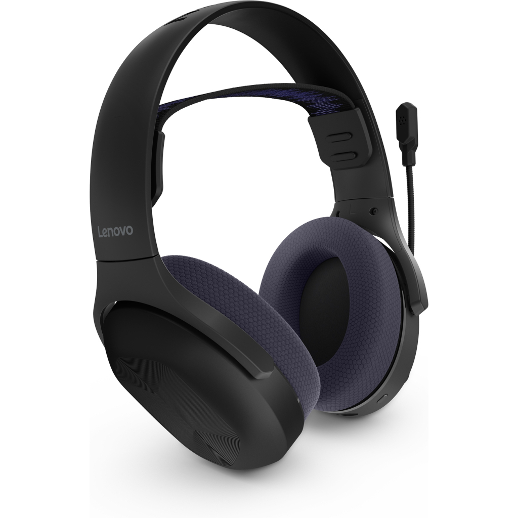 Навушники Lenovo Legion H410 Wireless Gaming Headset Black (GXD1R34013) - зображення 5