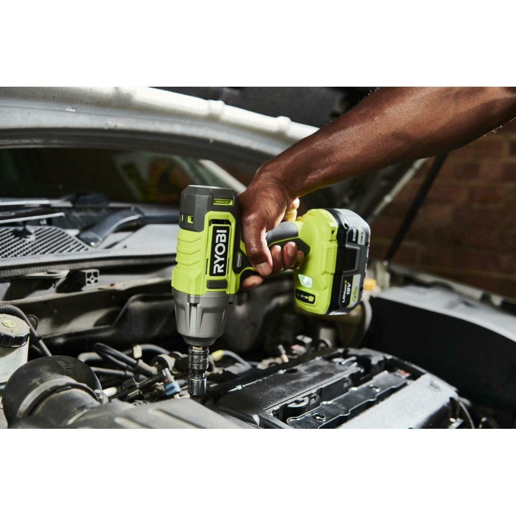 Гайковерт Ryobi ONE+ ударний RIW18-1C20SA3, 18V, 2Ah, 2600об/хв. 800Нм, 1/2" 3 шв, сумка (5133005664) - зображення 3