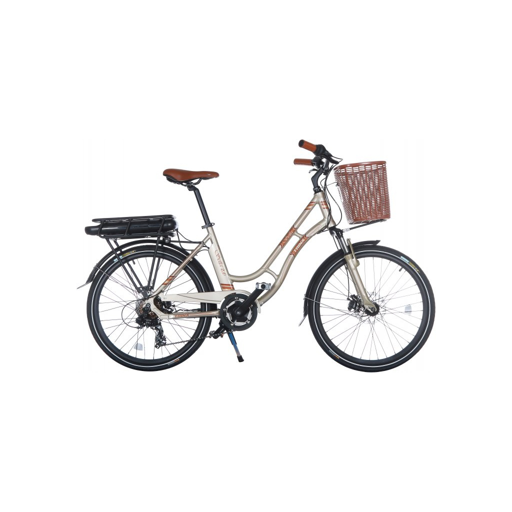 Електровелосипед Trinx E-Bike Sella 2.0 24" рама-17" Champagne-Gold (Sella2_17.CG) - зображення 3