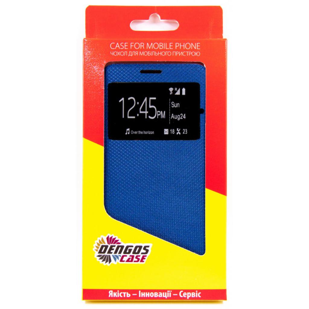 Чохол до мобільного телефона Dengos Flipp-Book Call ID Oppo A73, blue (DG-SL-BK-277) - зображення 5