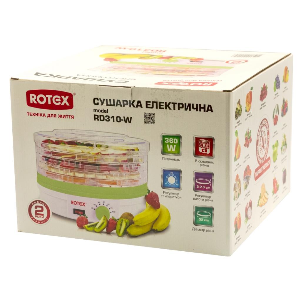 Сушка для овочів та фруктів Rotex RD310-W - зображення 3