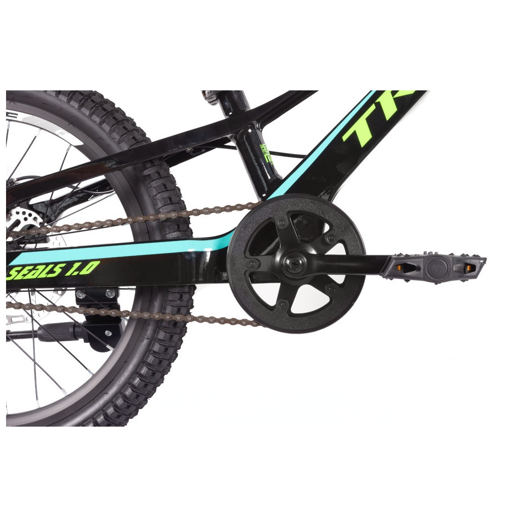 Велосипед Trinx Seals 1.0 20" Black-Yellow-Cyan (SEALS1.0BYC) - зображення 8