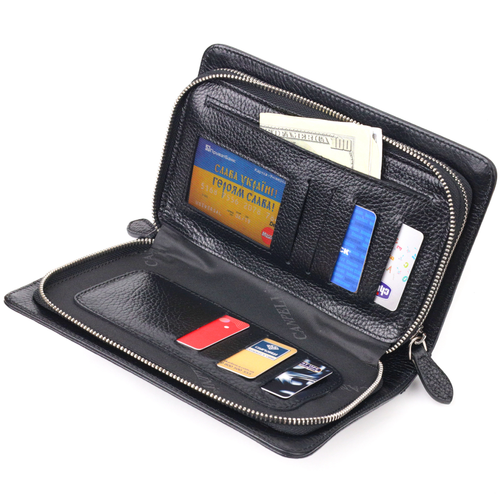 Сумка Canpellini З натуральної шкіри Чорна (21567) - зображення 7