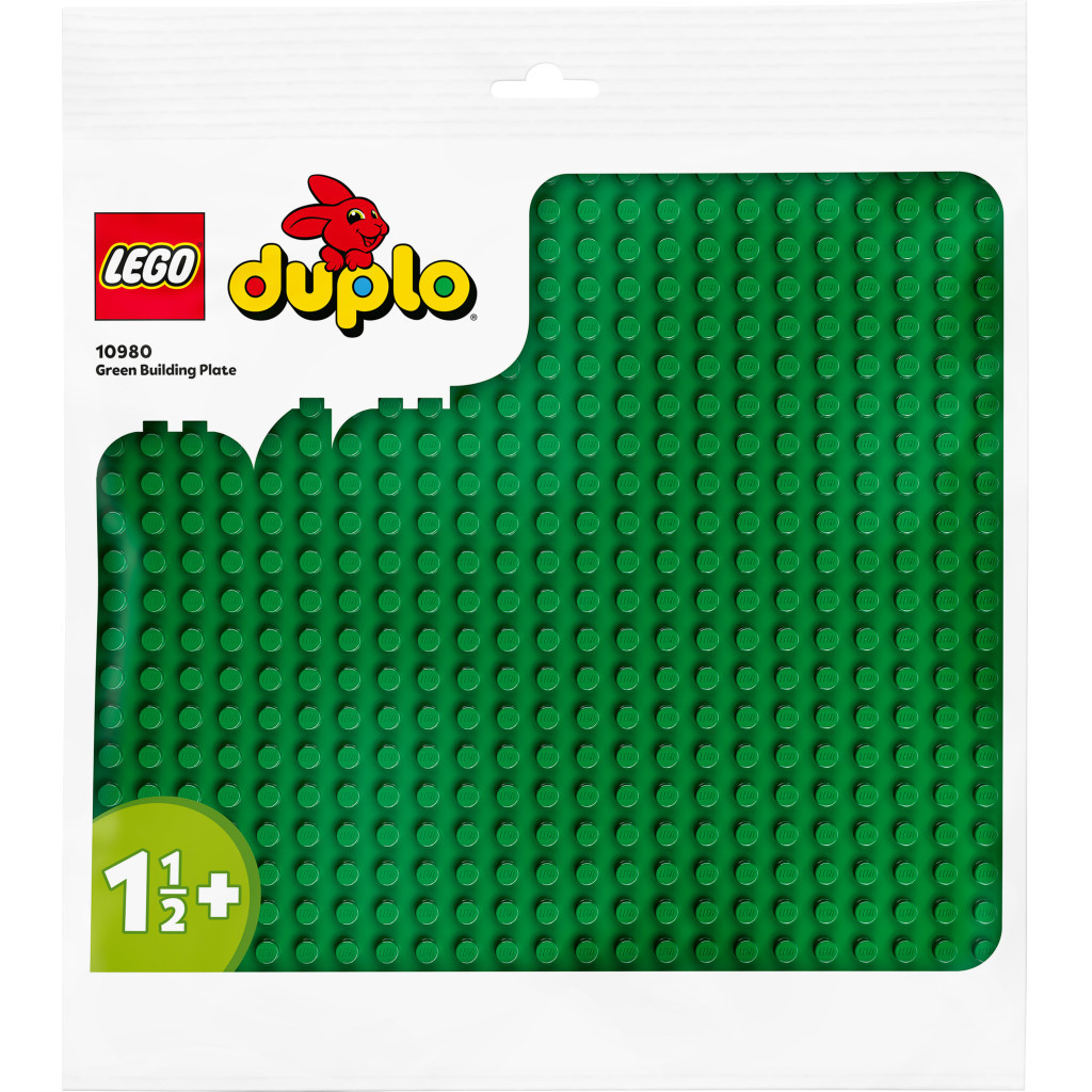 Конструктор LEGO DUPLO Зелена будівельна пластина (10980) - зображення 1