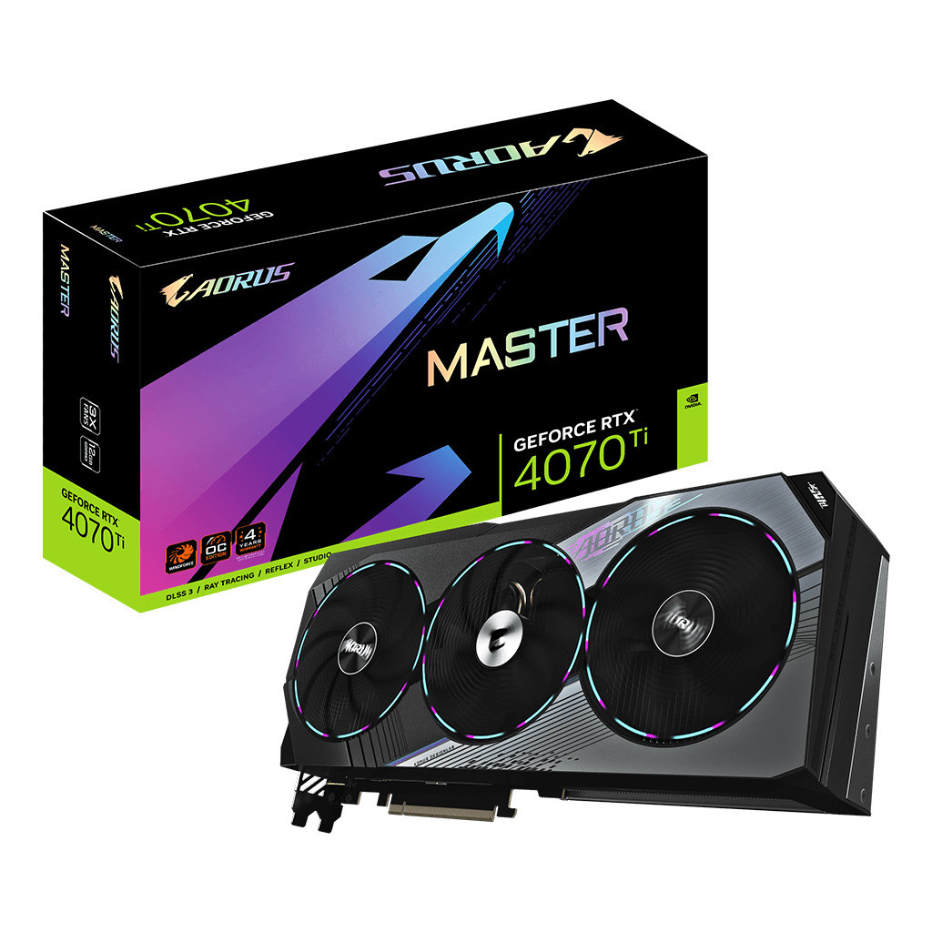 Відеокарта GIGABYTE GeForce RTX4070Ti 12Gb AORUS MASTER (GV-N407TAORUS M-12GD) - зображення 8