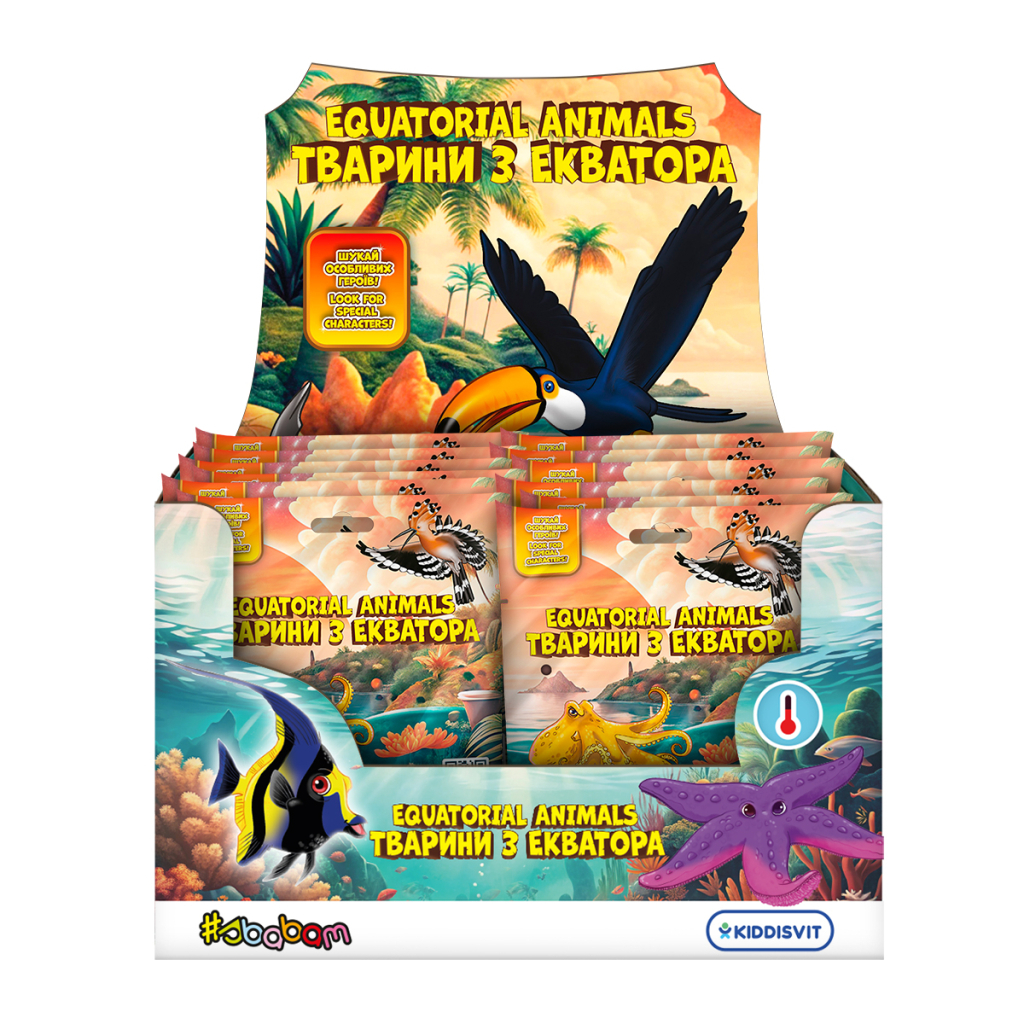 Антистрес #sbabam Стретч-іграшка Тварини з екватора сюрприз (133/CN24) - picture 7