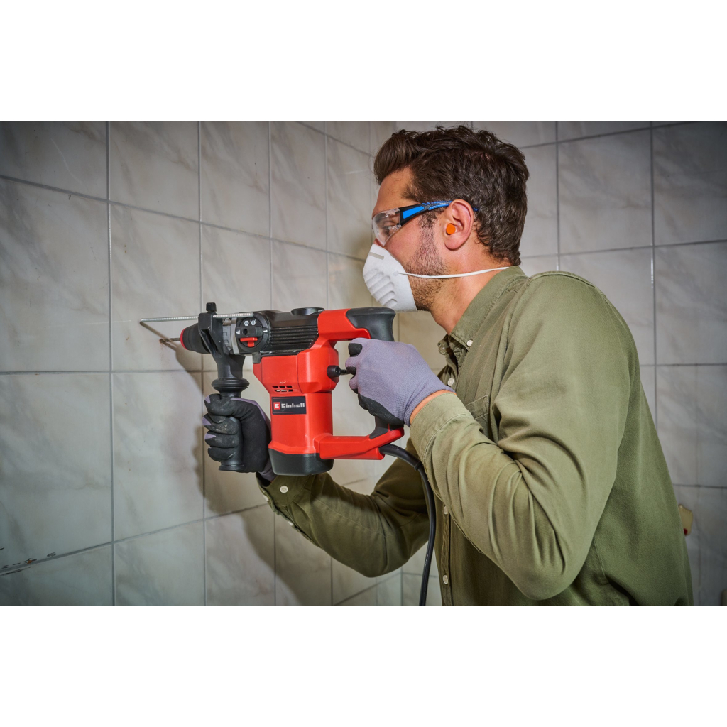 Перфоратор Einhell TC-RH 28 3F, 950 Вт, SDS+, бочковий, 3.5 Дж, 990 об/хв, кейс (4258002) - изображение 10