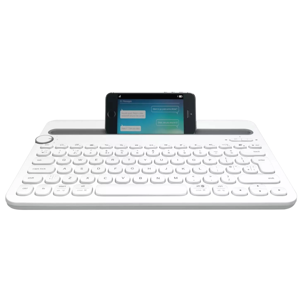 Клавіатура Logitech K480 Multi-Device Bluetooth UA White (920-006367) - зображення 2
