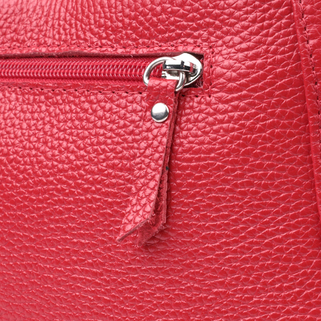 Сумка Shvigel З натуральної шкіри Червона (22836) - зображення 5