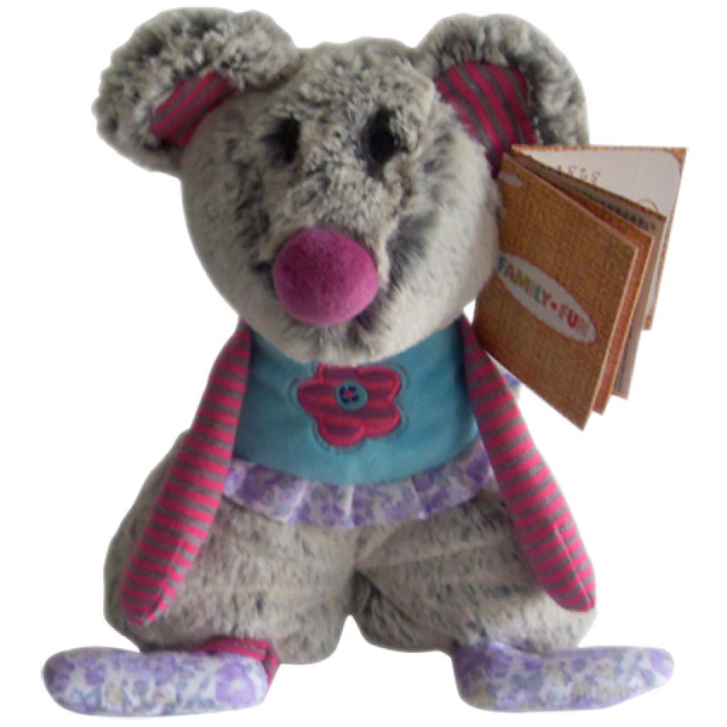 М'яка іграшка Family Fun Мишеня Ронні сім'я Сплюшок (21 см) (142064) - зображення 1