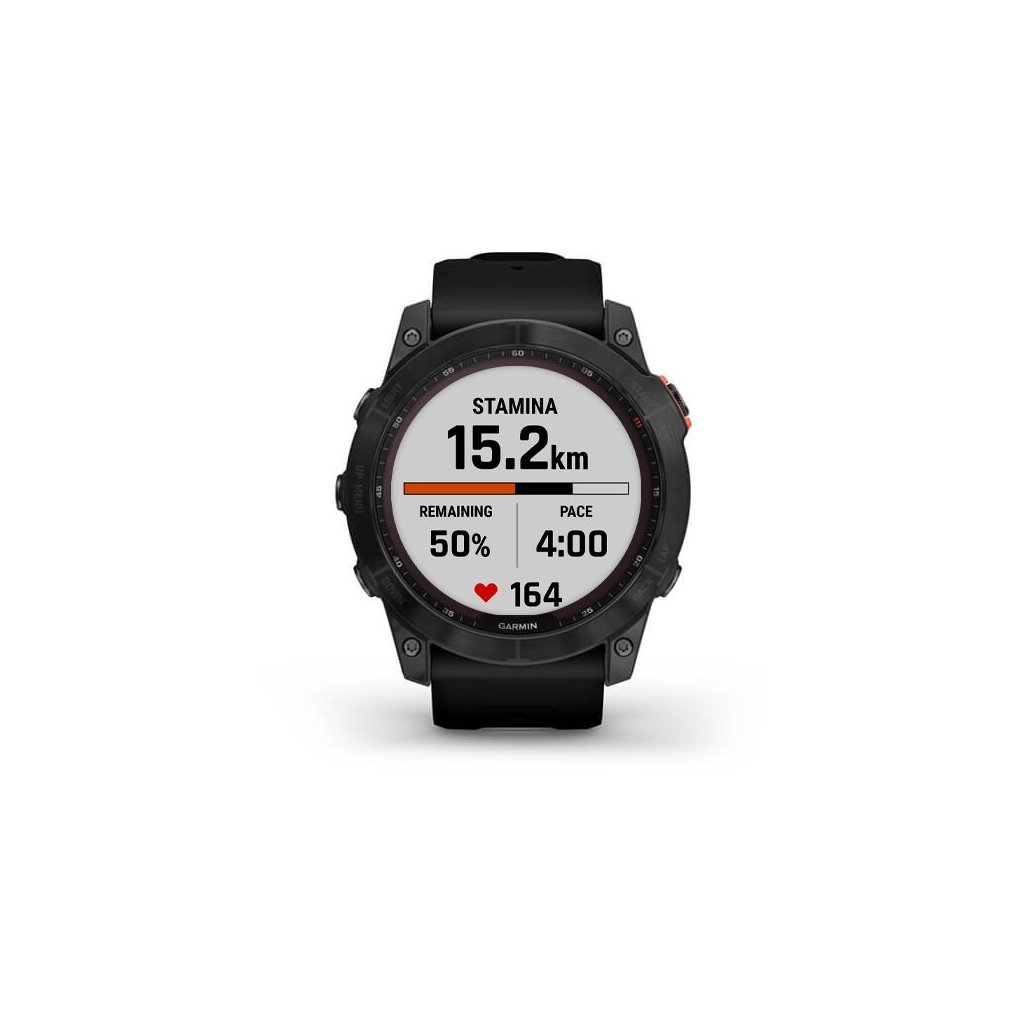 Смарт-годинник Garmin fenix 7X Sol Slate Gray w/ Black Band, GPS (010-02541-01) - зображення 4