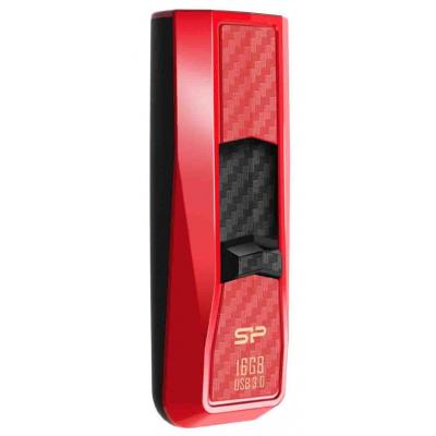 USB флеш накопичувач Silicon Power 16Gb Blaze B50 Red USB 3.0 (SP016GBUF3B50V1R) - зображення 1