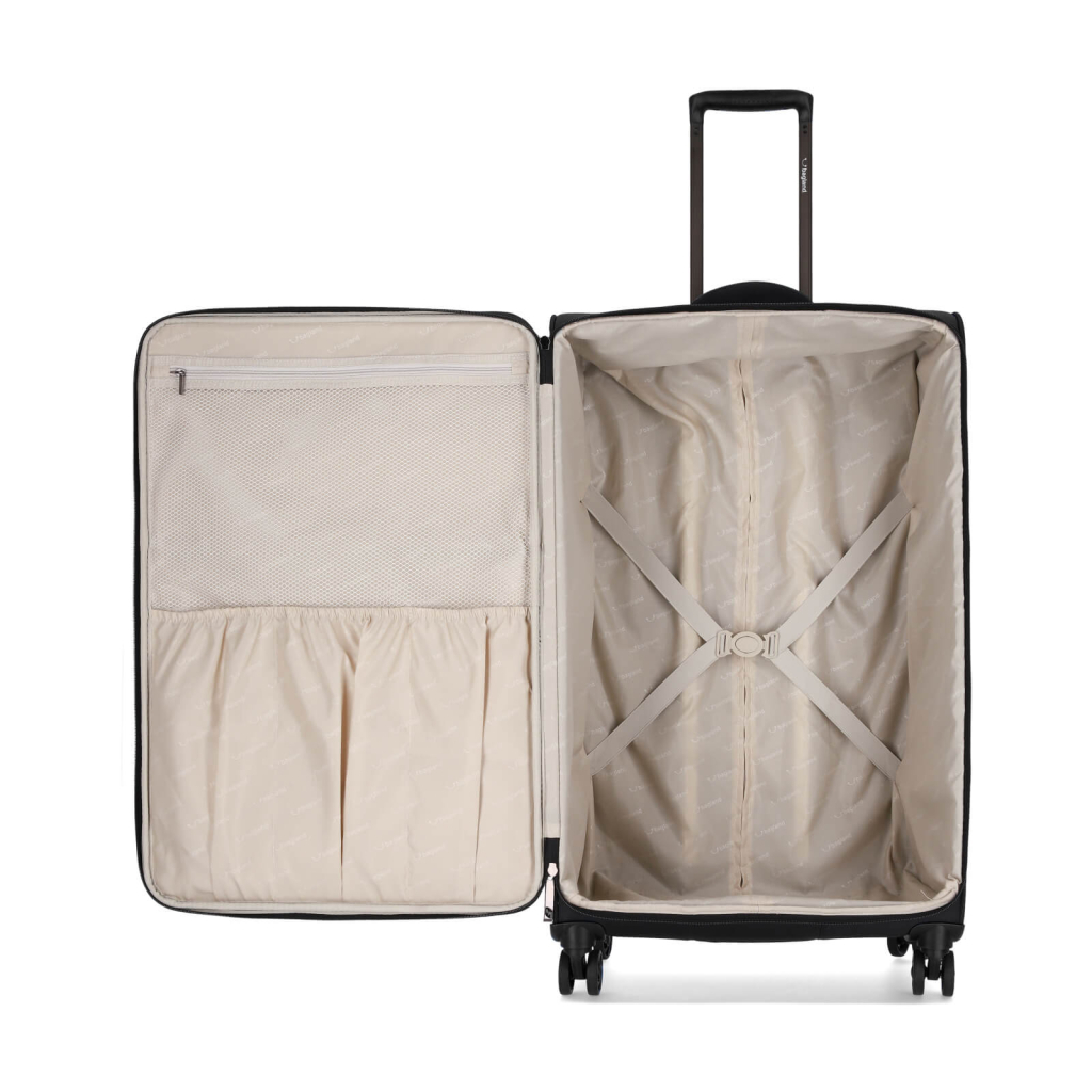 Валіза Bagland Stella велика 77 л чорна (1143021828) - зображення 6