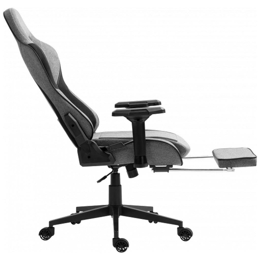 Крісло ігрове GT Racer X-2308 Gray/Black (X-2308 Fabric Gray/Black) - зображення 4