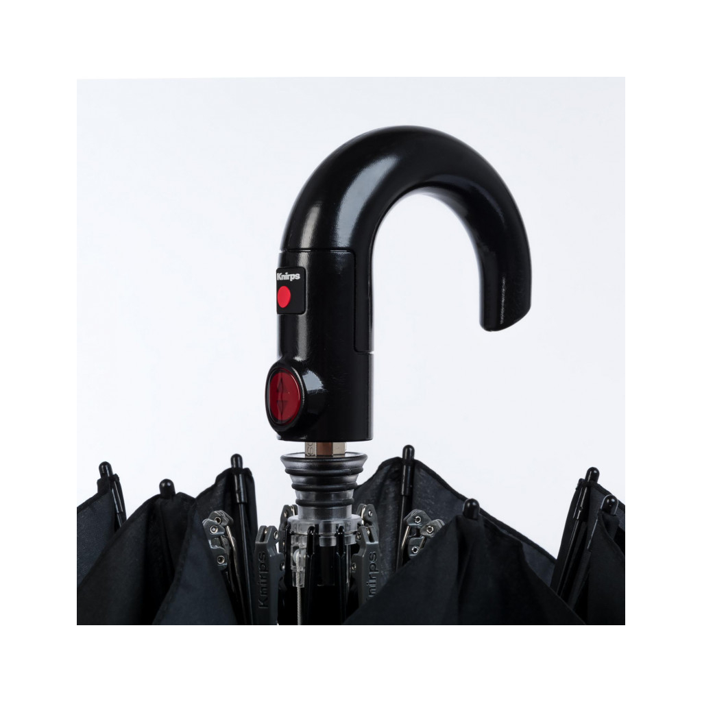Парасоля Knirps T.260 Crook Handle Gatsby Black (Kn95 3260 4109) - зображення 2