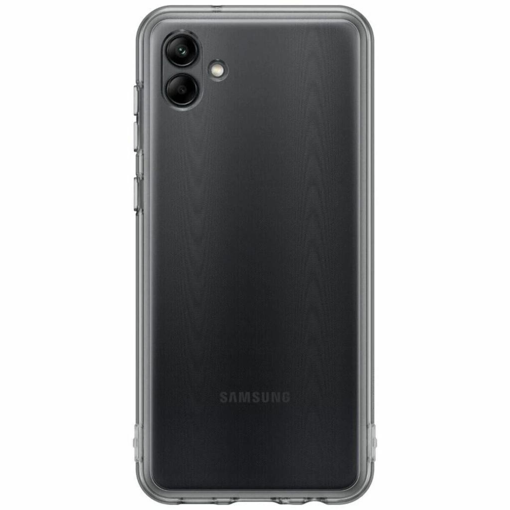 Чохол до мобільного телефона Samsung Samsung A04 Soft Clear Cover Black (EF-QA045TBEGRU) - зображення 2