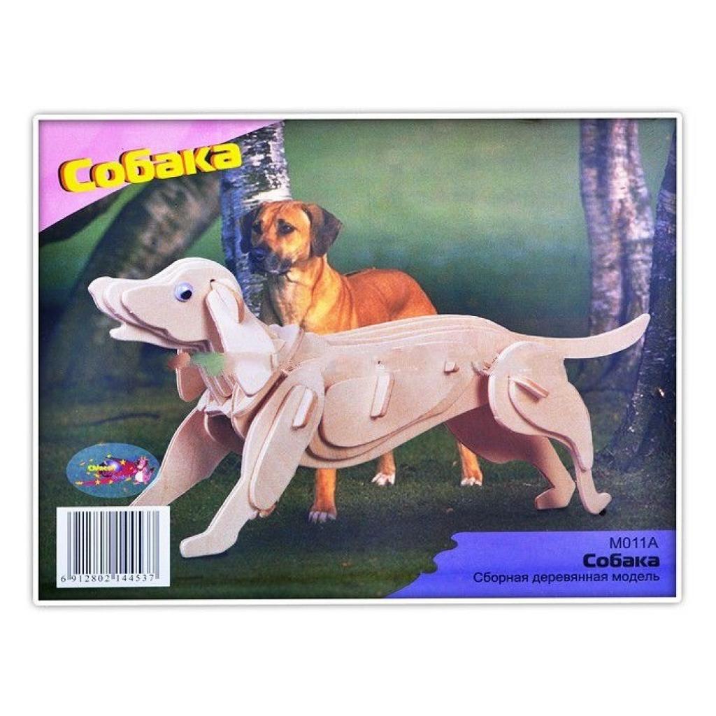 Збірна модель Мир деревянных игрушек Собака (М011) - зображення 1
