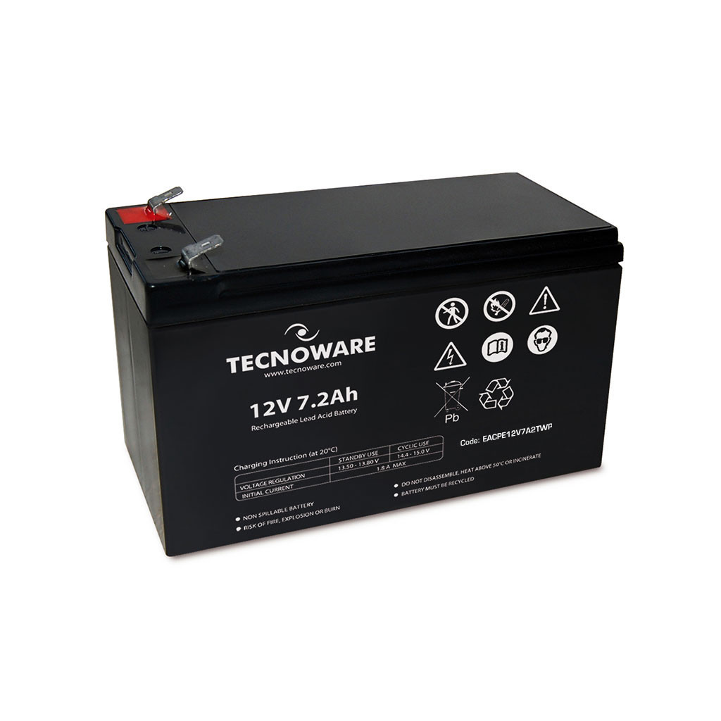 Батарея до ДБЖ TECNOWARE 12V-7.2Ah (EACPE12V7A2TWP) - зображення 1