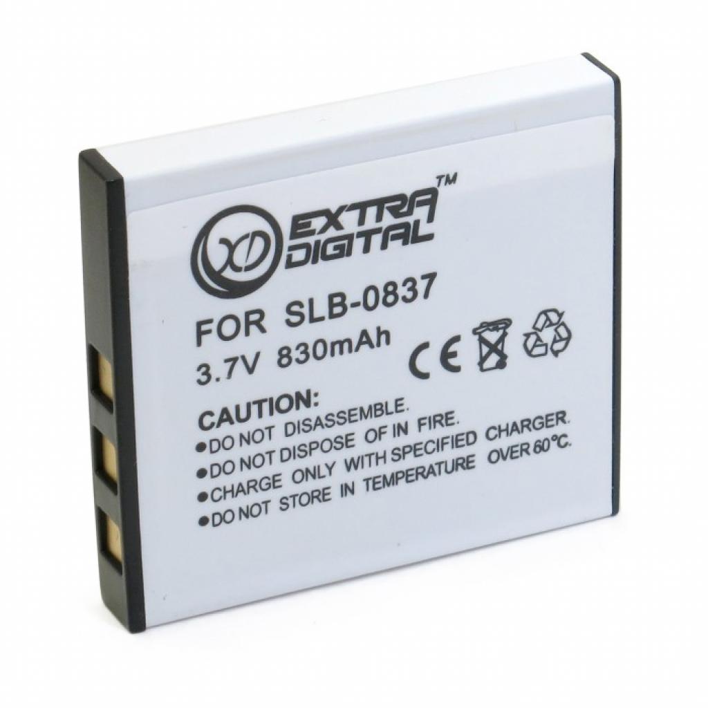 Акумулятор до фото/відео Extradigital Samsung SLB-0837 (DV00DV1202) - зображення 2