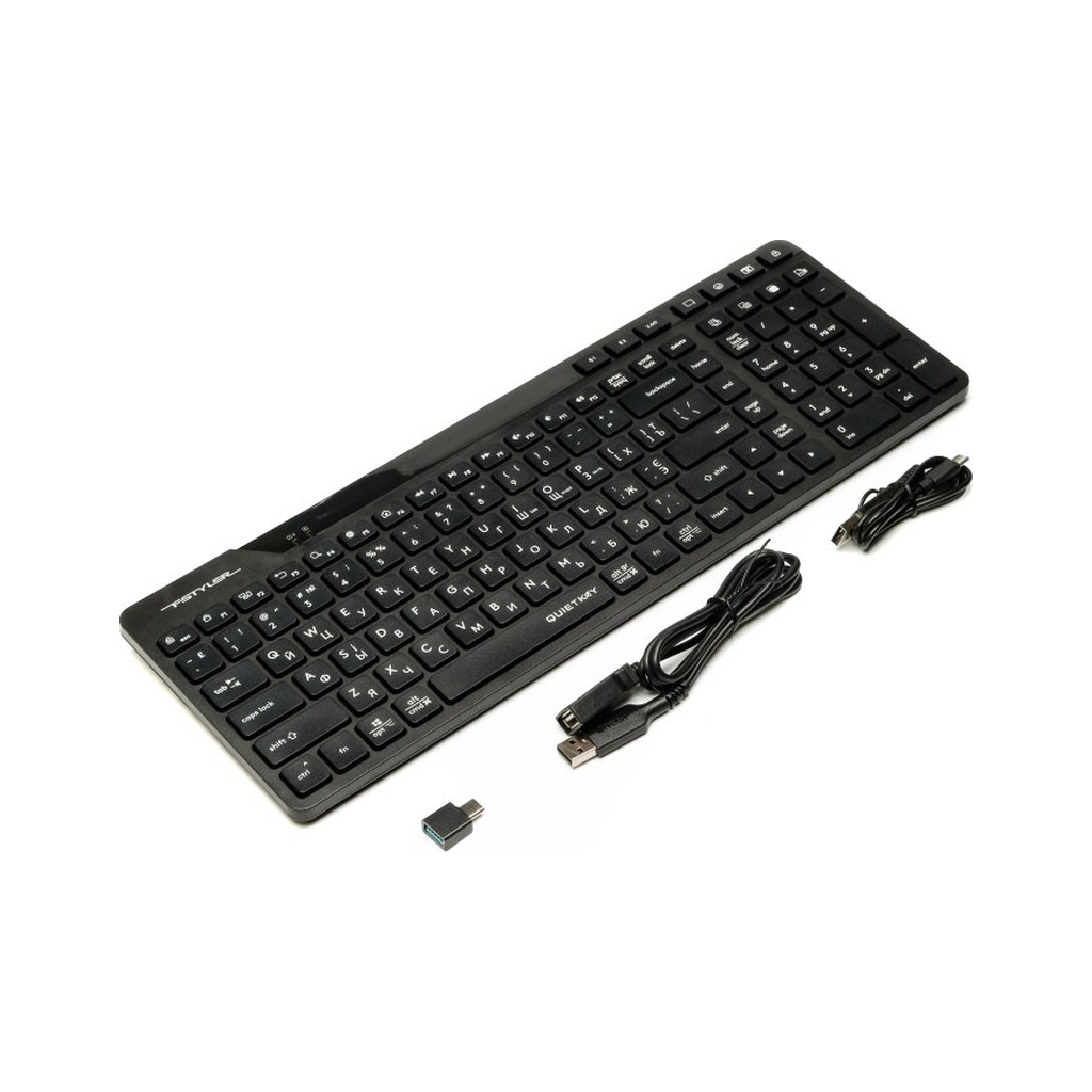 Клавіатура A4Tech FBK27C AS Wireless Black (4711422001266) - зображення 4