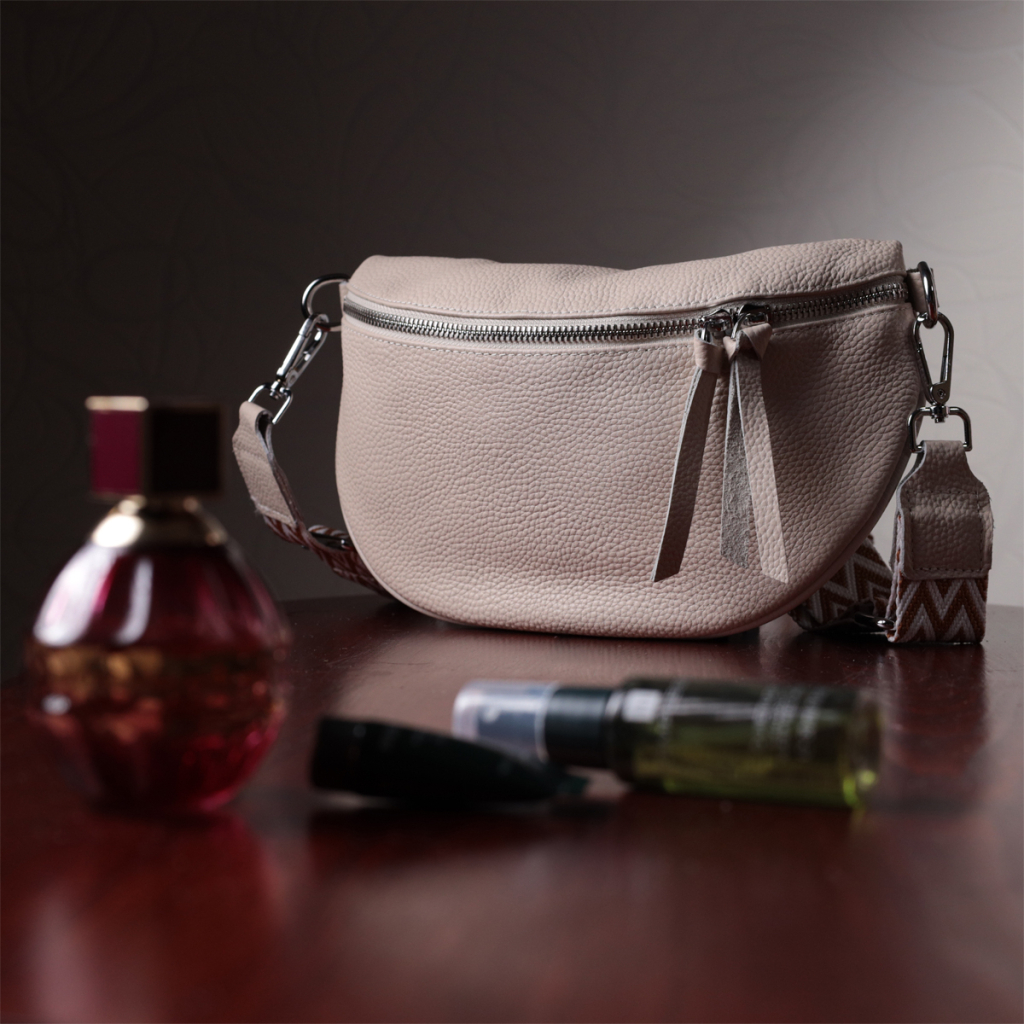 Сумка Vintage Шкіряна жіноча через плече з міні гаманцем Біла (22664) - зображення 10