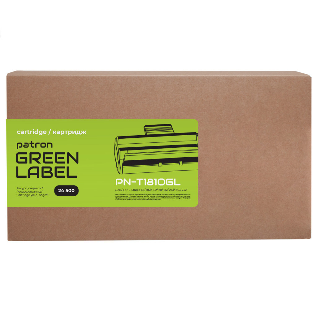 Тонер-картридж Patron Toshiba T-1810E Green Label (PN-T1810GL) - зображення 2