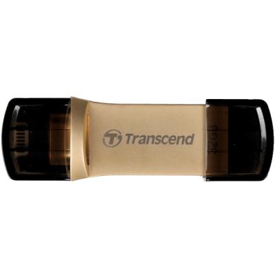 USB флеш накопичувач Transcend 32GB JetDrive Go 500 Gold USB 3.1/Lightning (TS32GJDG500G) - зображення 1