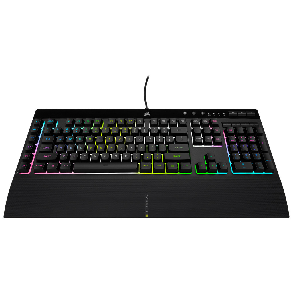 Клавіатура Corsair K55 RGB Pro XT USB UA Black (CH-9226715-RU) - зображення 3
