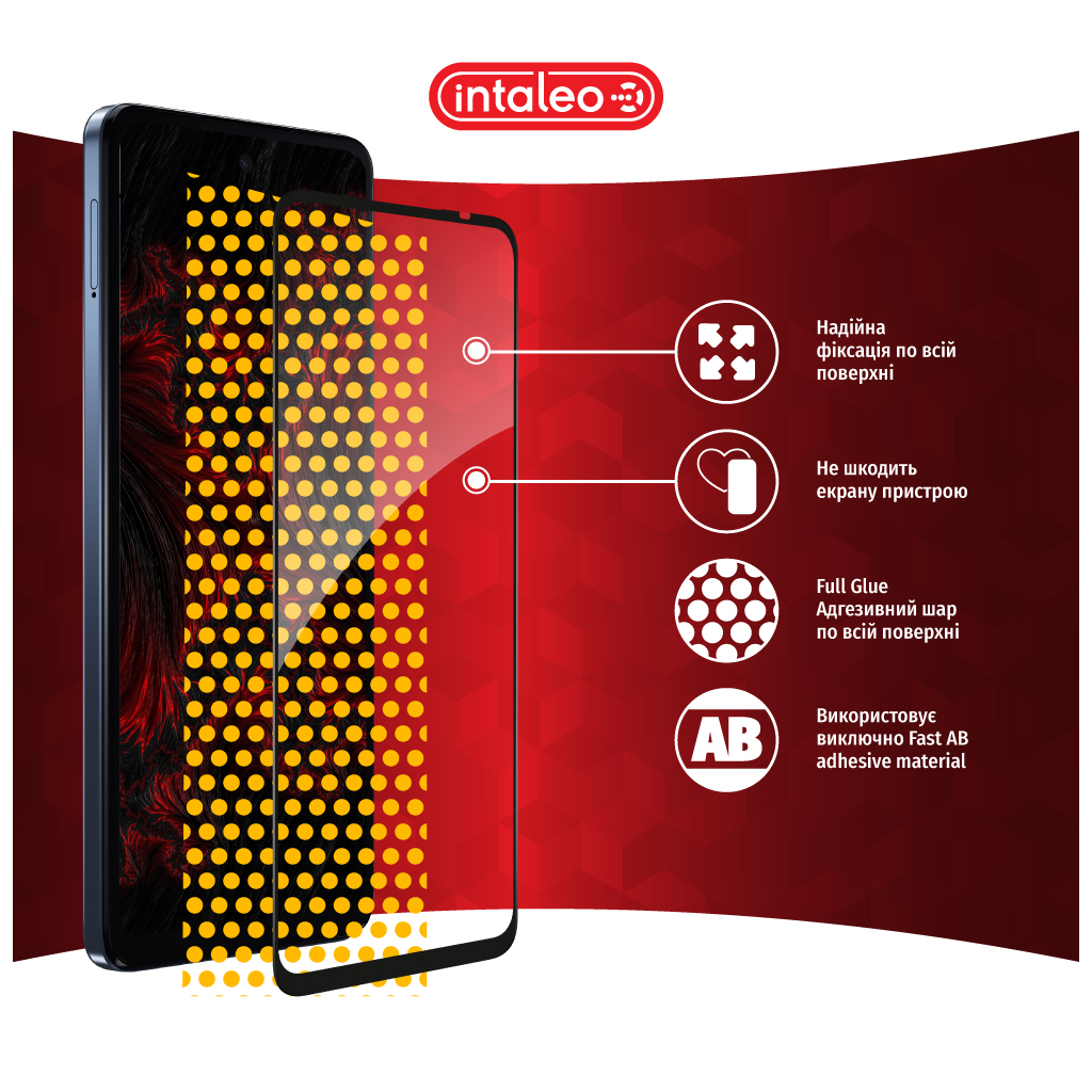 Скло захисне Intaleo Full Glue MOTO G24 Power Black (1283126591747) - зображення 7