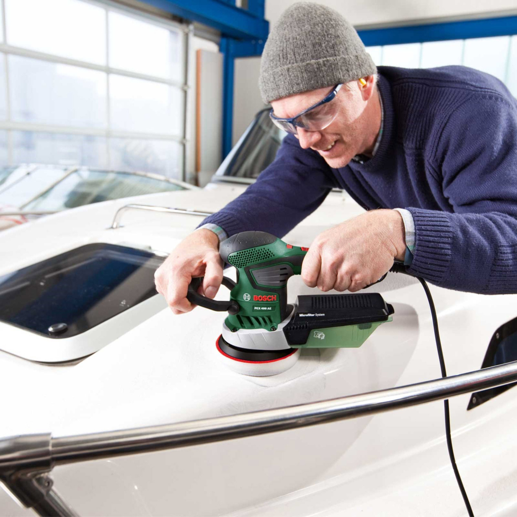 Шліфувальна машина Bosch PEX 400 AE, 350Вт, 125мм, 10600 об/хв (0.603.3A4.000) - зображення 6