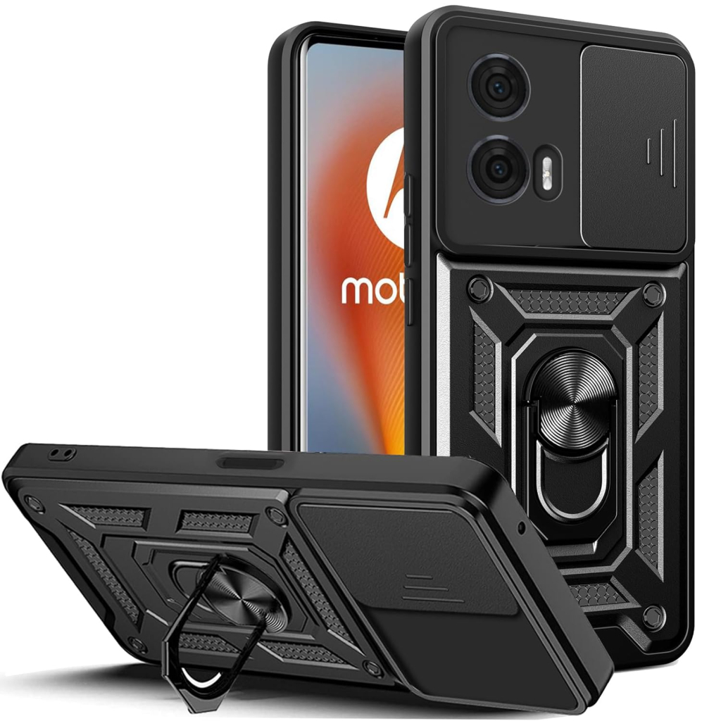 Чохол до мобільного телефона BeCover Military Motorola Edge 50 Fusion Black (712162) - зображення 1