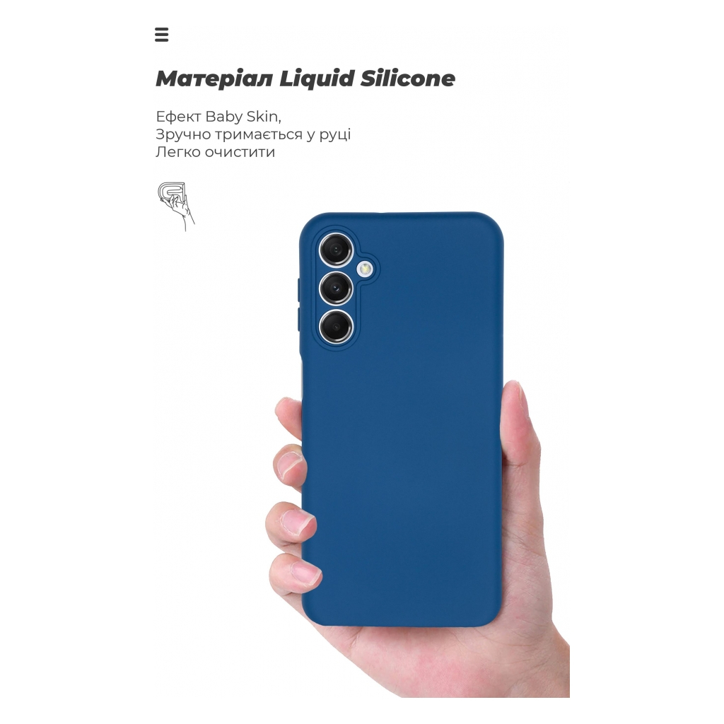 Чохол до мобільного телефона Armorstandart ICON Case Samsung M34 5G (M346) Camera cover Dark Blue (ARM69637) - зображення 7