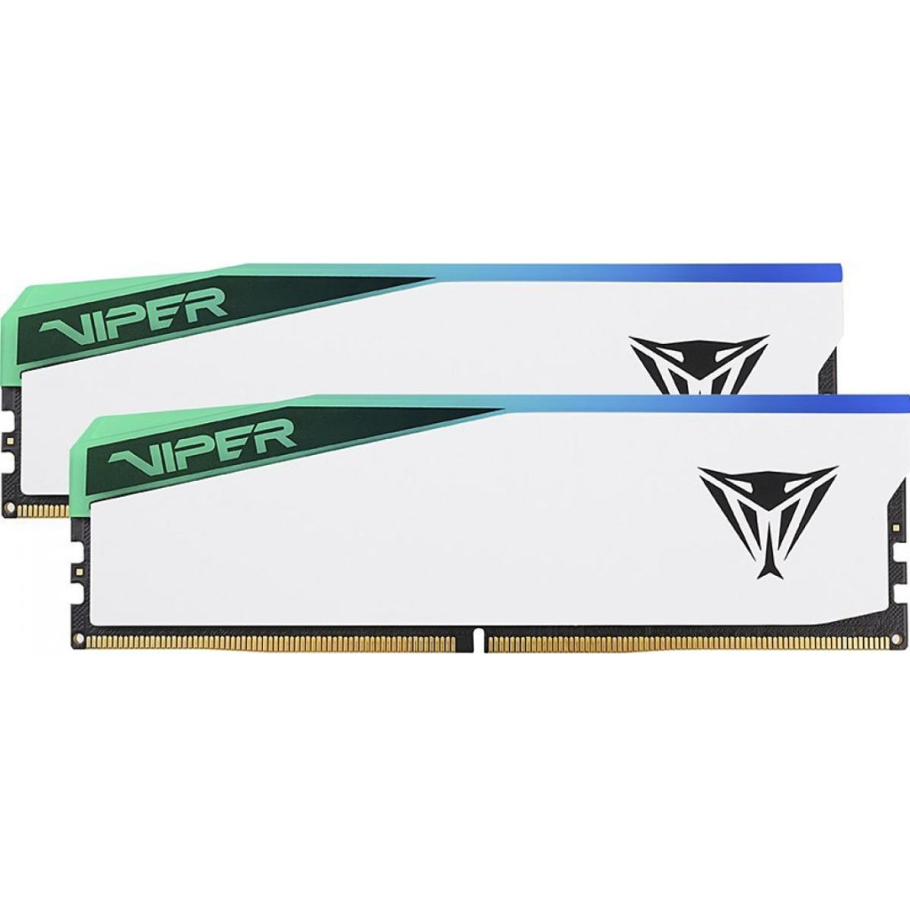 Модуль пам'яті для комп'ютера DDR5 32GB (2x16GB) 6200 MHz Viper Elite 5 RGB Patriot (PVER532G62C42KW) - зображення 3