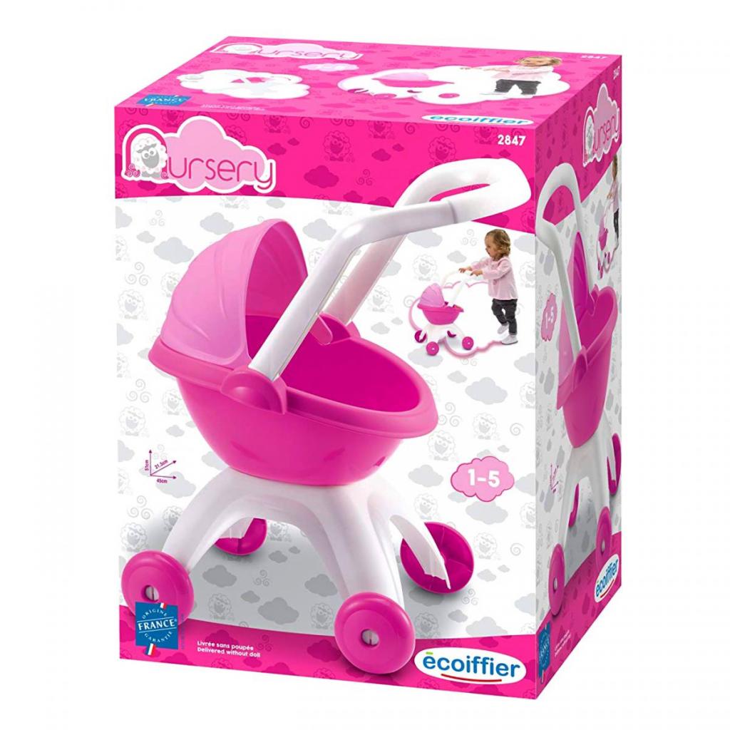 Коляска для ляльок Ecoiffier возик для ляльки (002847) - зображення 2