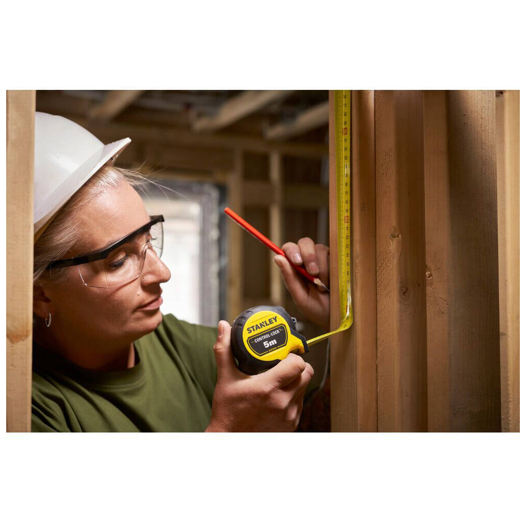 Рулетка Stanley CONTROL-LOCK, 5мх25мм, у прогумованому корпусі, з двосторонньою шкалою (STHT37231-0) - зображення 12
