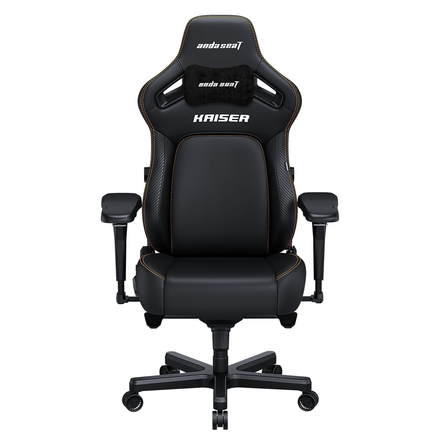 Крісло для геймерів Anda Seat Kaiser 4 Size L Black Premium PVC (AD12YDDC-L-20-B-PV/C) - зображення 1