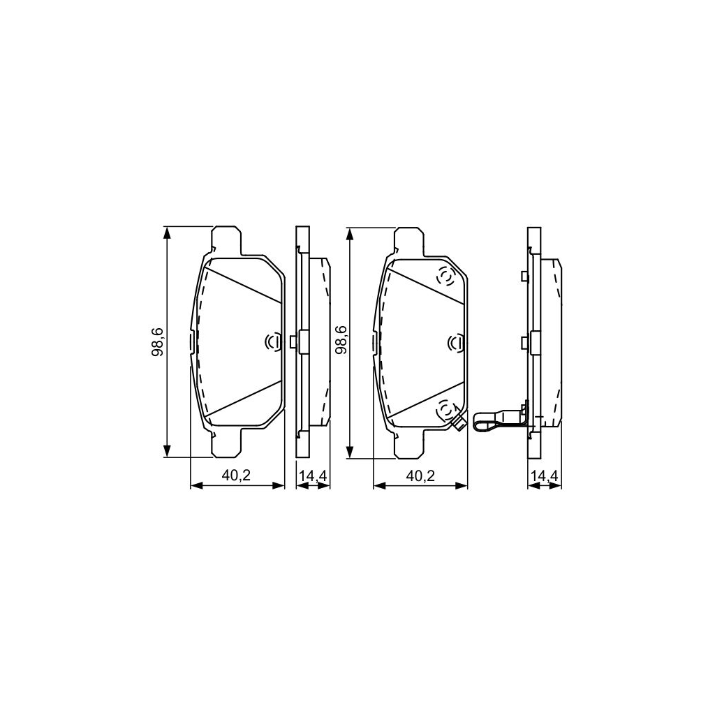 Гальмівні колодки Bosch 0 986 495 301 - зображення 1