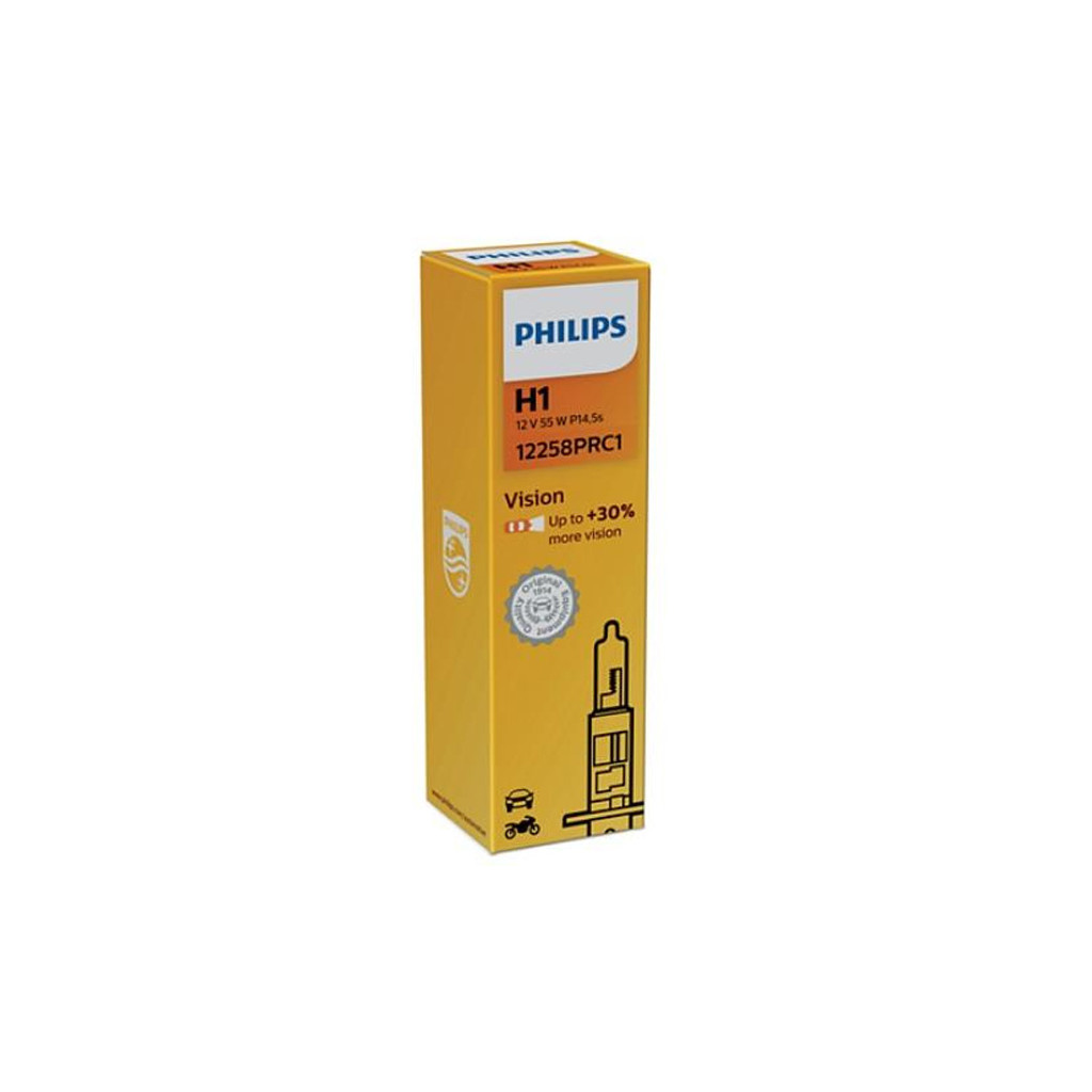 Автолампа Philips галогенова 55W (12258 PR C1) - зображення 1
