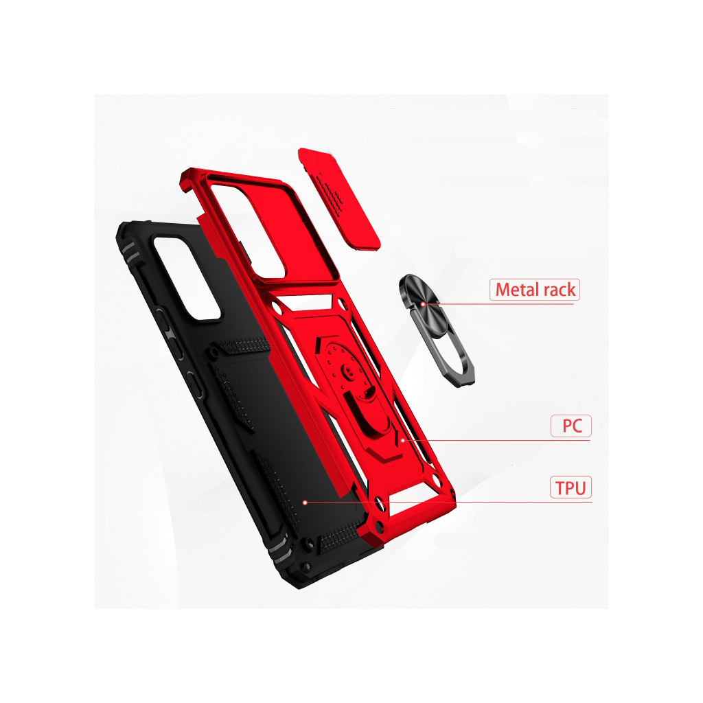Чохол до мобільного телефона BeCover Military Samsung Galaxy A04 SM-A045 Red (708218) - зображення 3