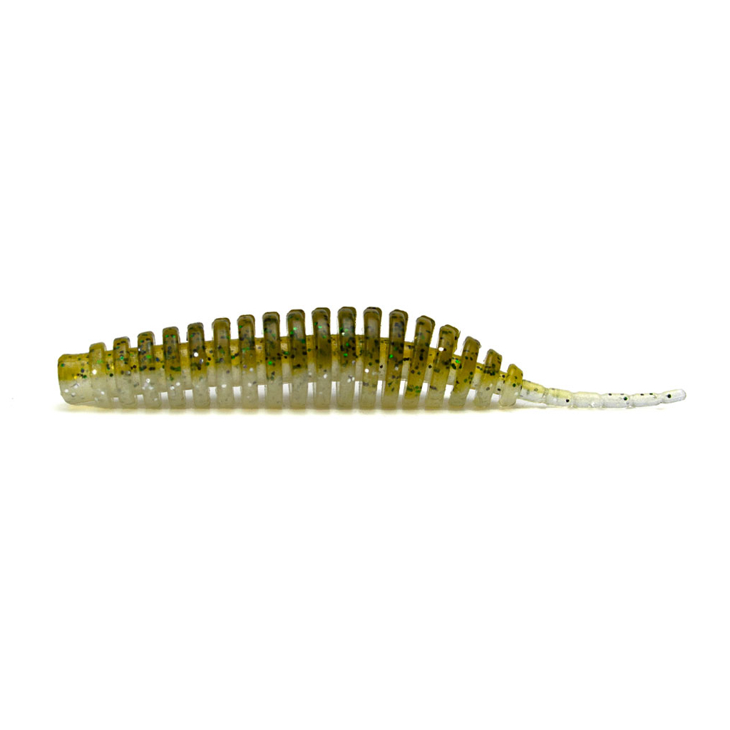 Силікон рибальський FishUP Tanta 2.5" 202 - Green Pumpkin/Pearl (8шт/уп) (1864.14.49) - зображення 1
