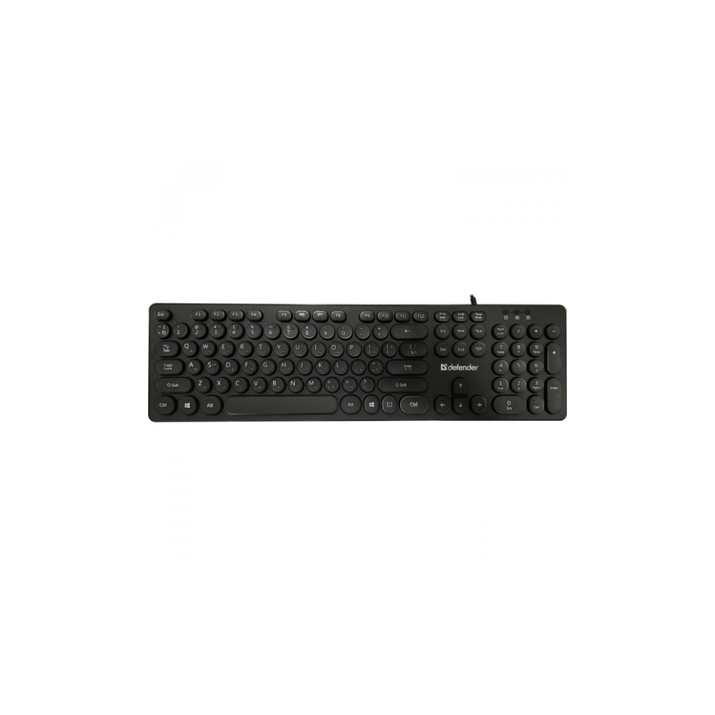 Клавіатура Defender Accord KM USB UA Black (450250) - зображення 1