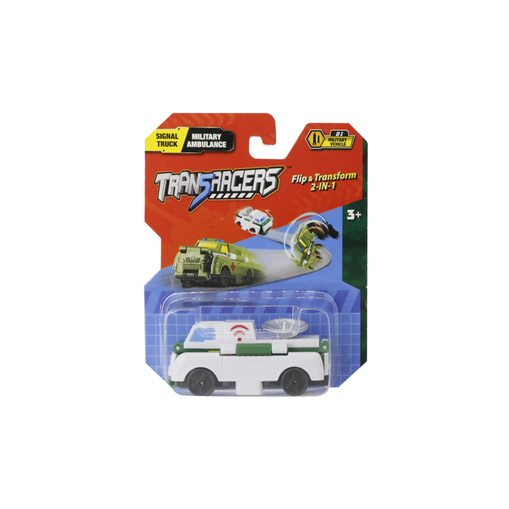 Машина TransRacers 2 в 1 Машина зв'язку & Швидка допомога (6586362) - зображення 1