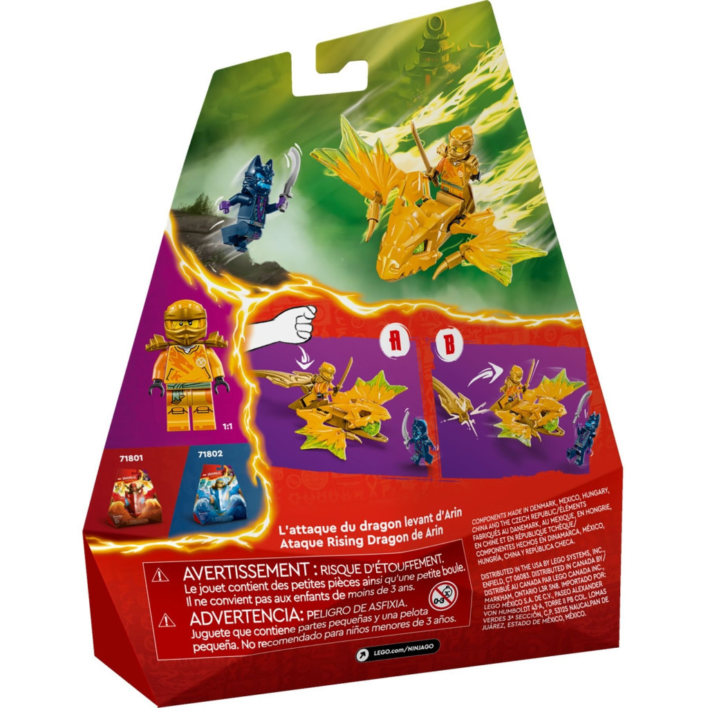Конструктор LEGO NINJAGO Атака повсталого дракона Аріна 27 деталей (71803) - зображення 4