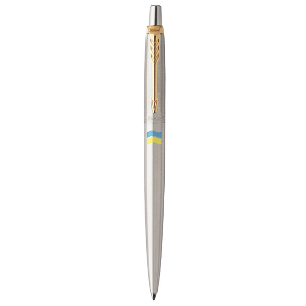 Ручка кулькова Parker JOTTER 17 UKRAINE SS GT BP Прапор жовто-синій (16032_T008c) - зображення 1