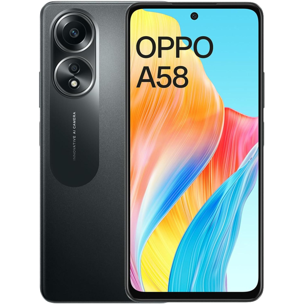 Мобільний телефон Oppo A58 8/128GB Glowing Black (OFCPH2577_BLACK) - зображення 1