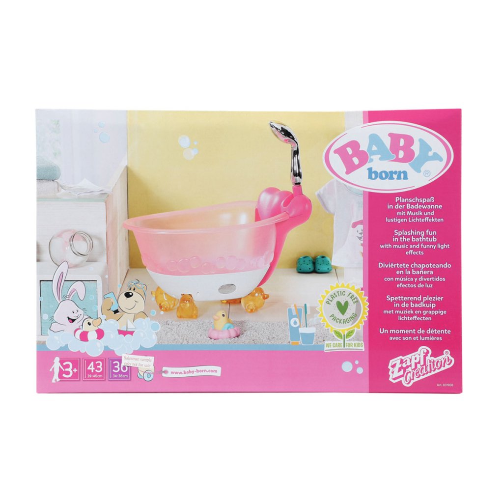 Аксесуар до ляльки Zapf Автоматична ванночка Baby Born S2 - Кумедне купання (831908) - зображення 9