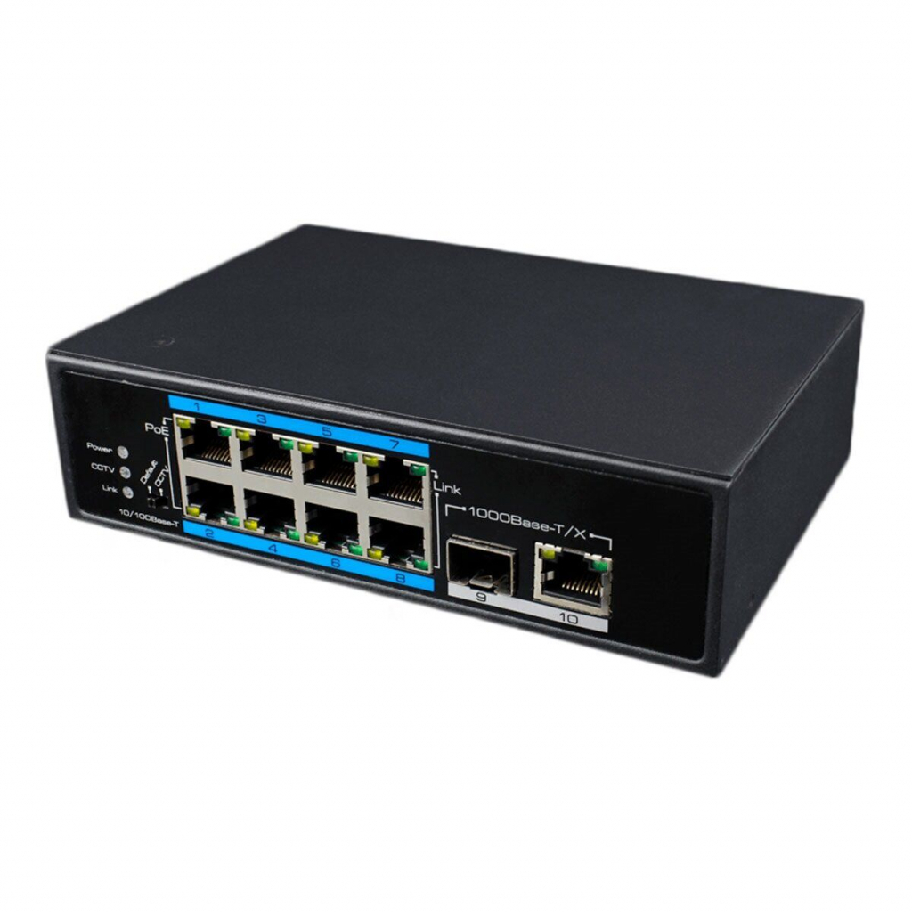 Комутатор мережевий Utepo UTP7108E-POE - зображення 3